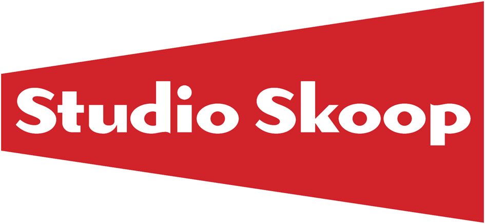 Logo Studio Skoop vr druk