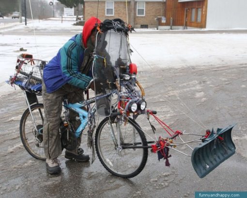 funny bike for winter